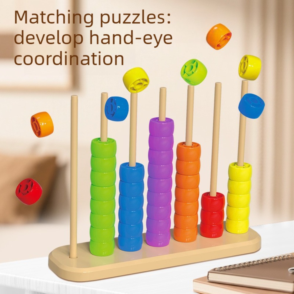 Abacus Counting Bead - Детская головоломка с подбором бусин -