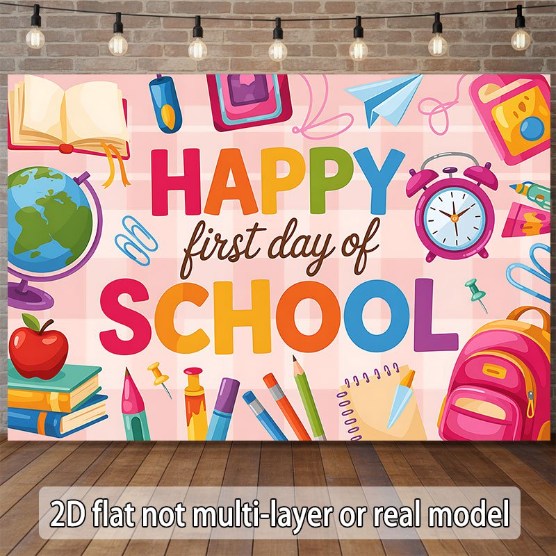 Happy Kids Education - Настенный гобелен «Снова в школу»: Счастливого