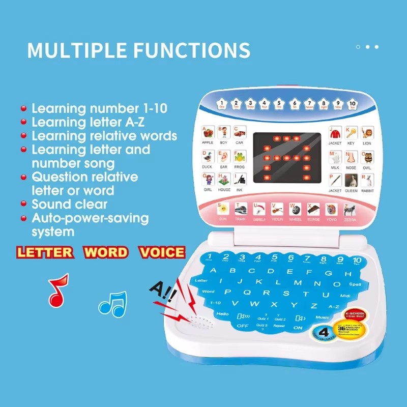 Обучающая машина, портативный  – обзор и цена Kids Educational Computer