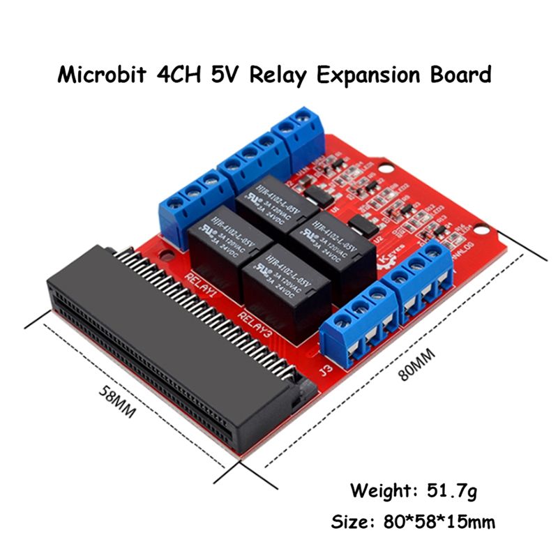 Модуль реле SCLS Microbit на 4 – обзор и цена Kids Education Program