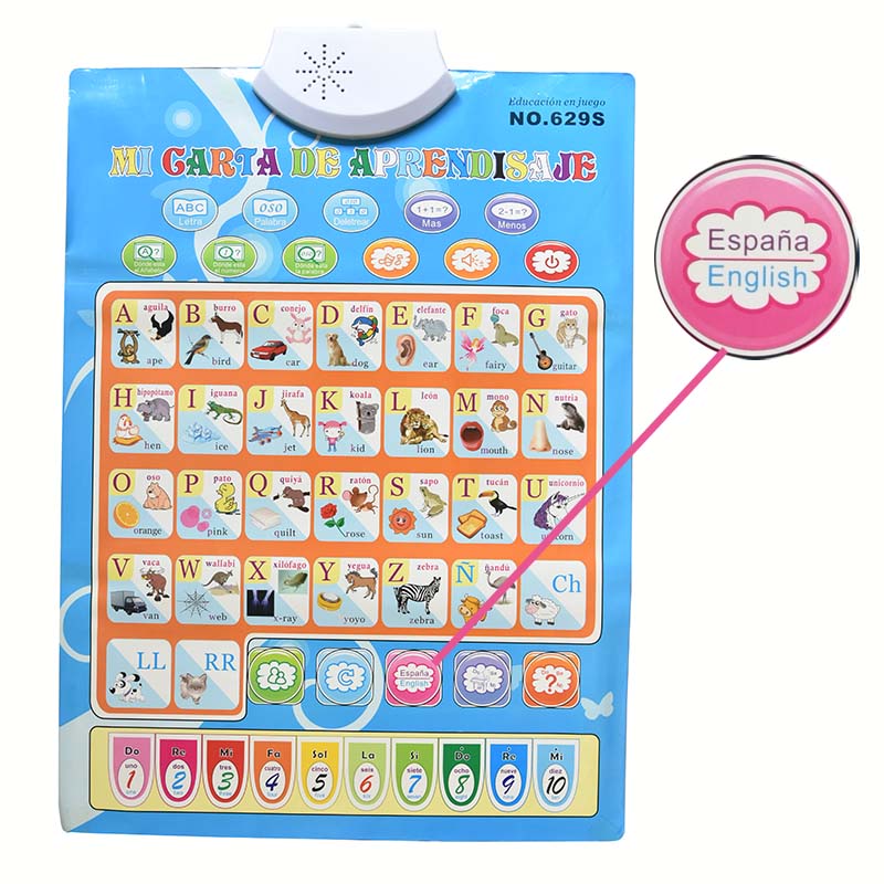 Фон с испанским и английским я – обзор и цена Kids Educational Computer