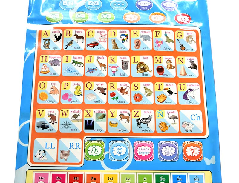 Фон с испанским и английским я – обзор и цена Kids Educational Computer