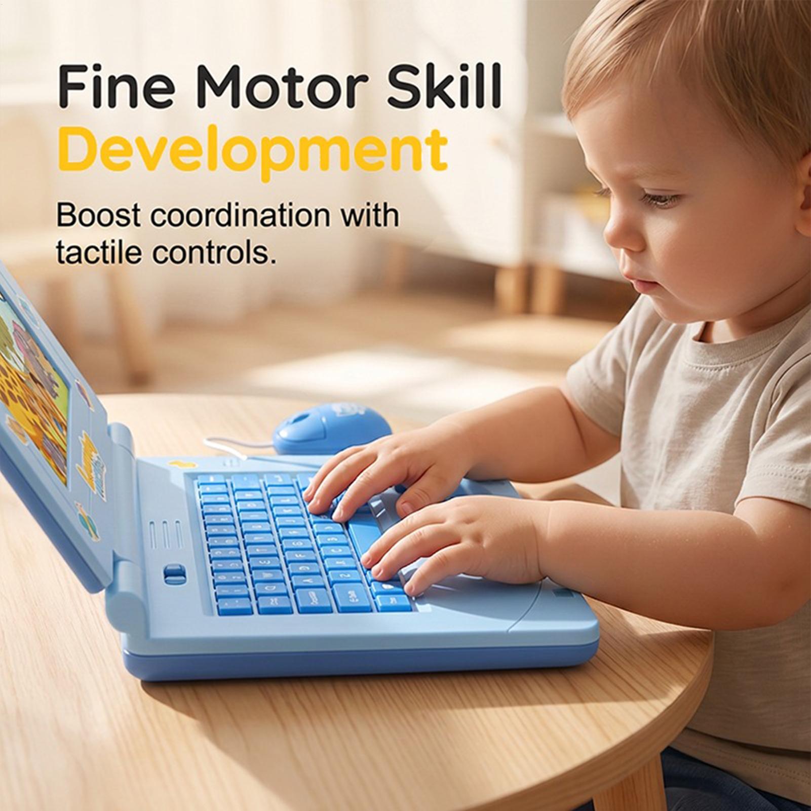 Детский игрушечный ноутбук для – обзор и цена Kids Educational Computer